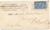 Envelope of letter from Carl Ratfield-re Leo Ratfield drowning.jpg